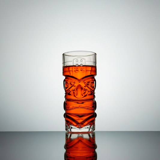 Mayan Face Glass Set of 6 410 ml