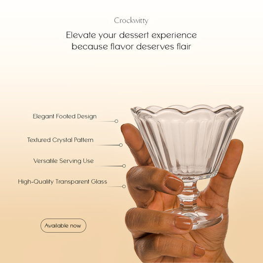 Footed Dessert Cup Set of 6