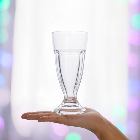 Tall Footed Milkshake Glass