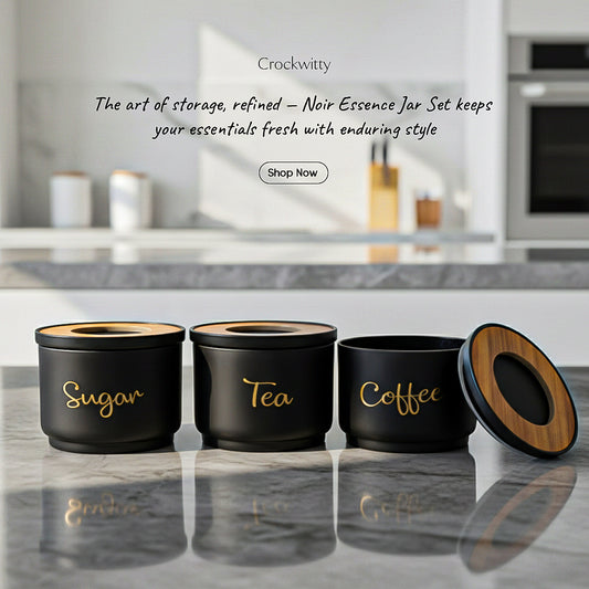 Noir Essence Jar Set of 3 400 ml