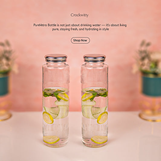 PureVetro Glass Bottle Set of 1 750 ml