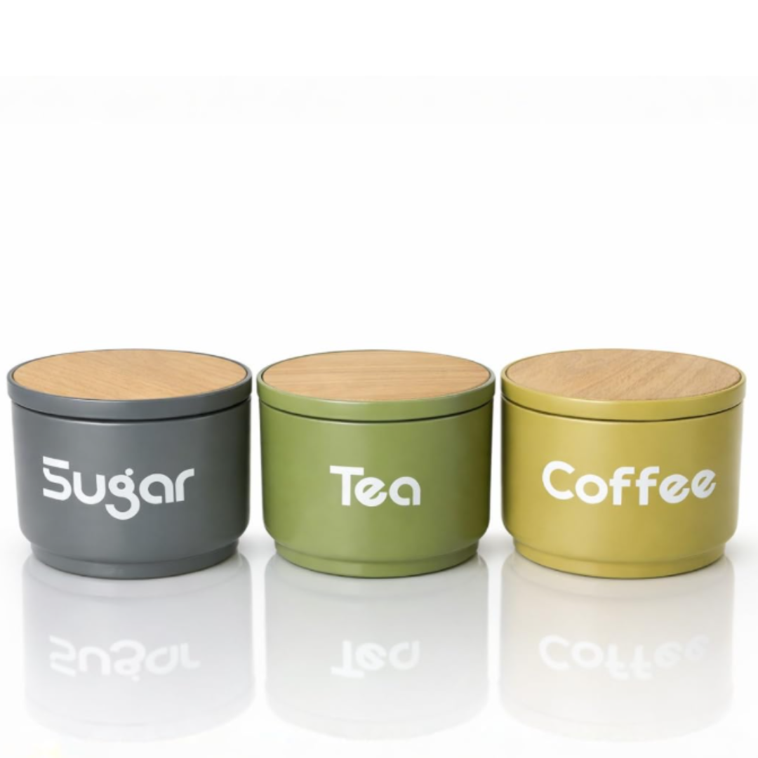 EcoMatte Storage Jar Set of 3 380 ml