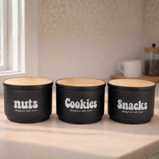 New Noir Essence Jar Set of 3 380 ml