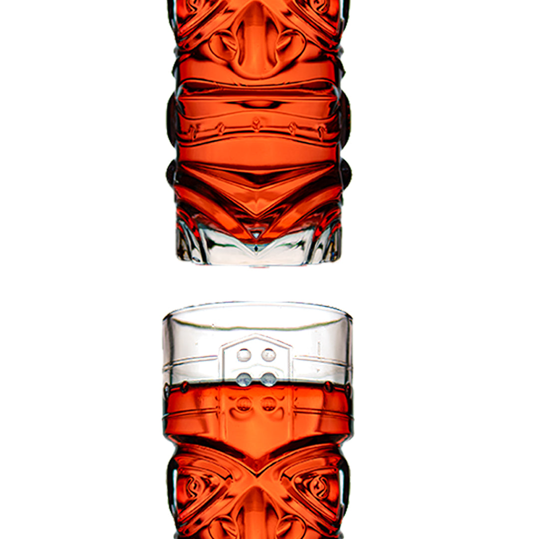 Mayan Face Glass Set of 6 410 ml