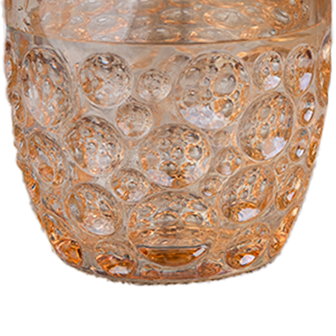 Golden Ripple Sphere Glass Set 6 350 ml