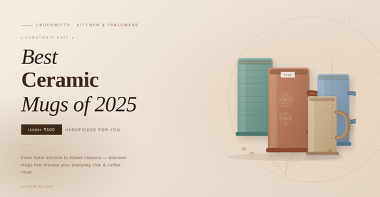 Crockwitty Best Ceramic Mugs Under ₹500