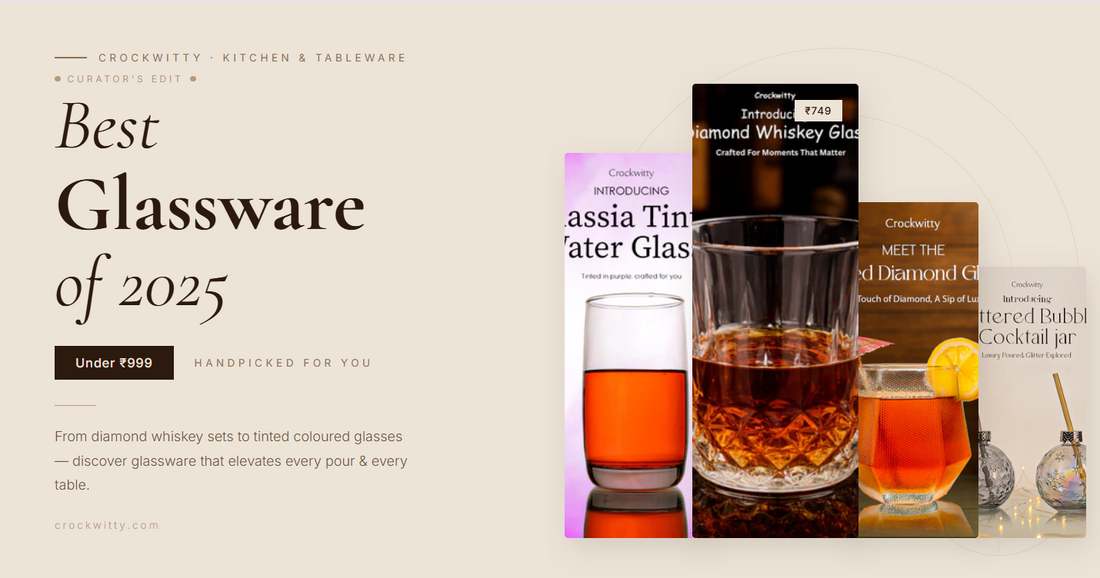 10 Best Glassware Sets Under ₹999 in India