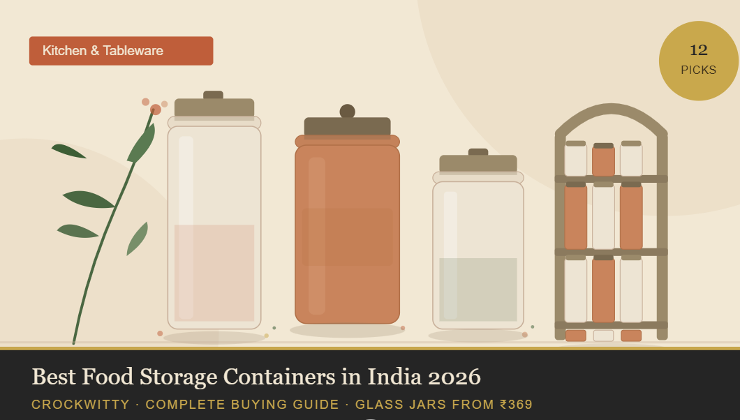 Best Food Storage Containers in India 2026 — The Complete Buying Guide