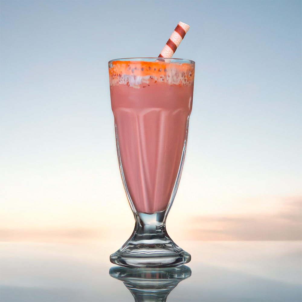 Tall Footed Milkshake Glass