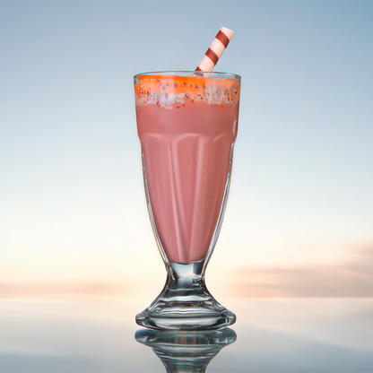 Tall Footed Milkshake Glass