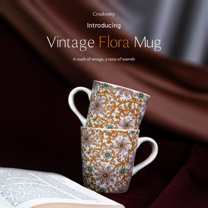 Vintage Flora Mug Set of 1 250 ml