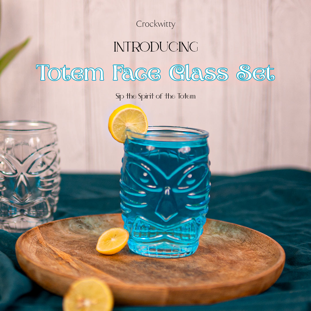 Totem Face Glass Set of 6 475 ml