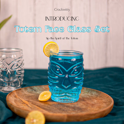 Totem Face Glass Set of 6 475 ml