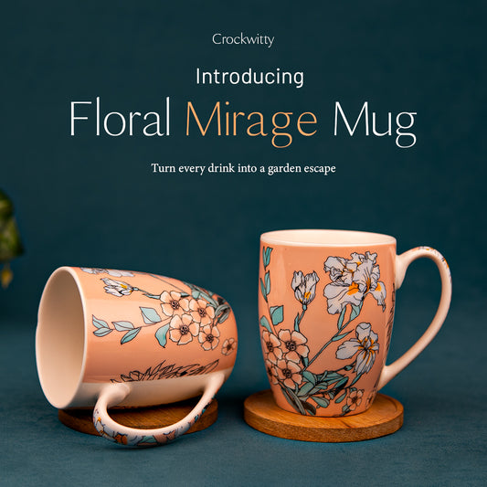 Floral Mirage Mug Set of 1 300 ml