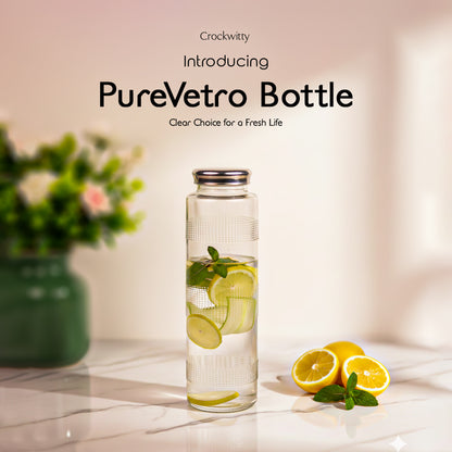 PureVetro Glass Bottle Set of 1 750 ml