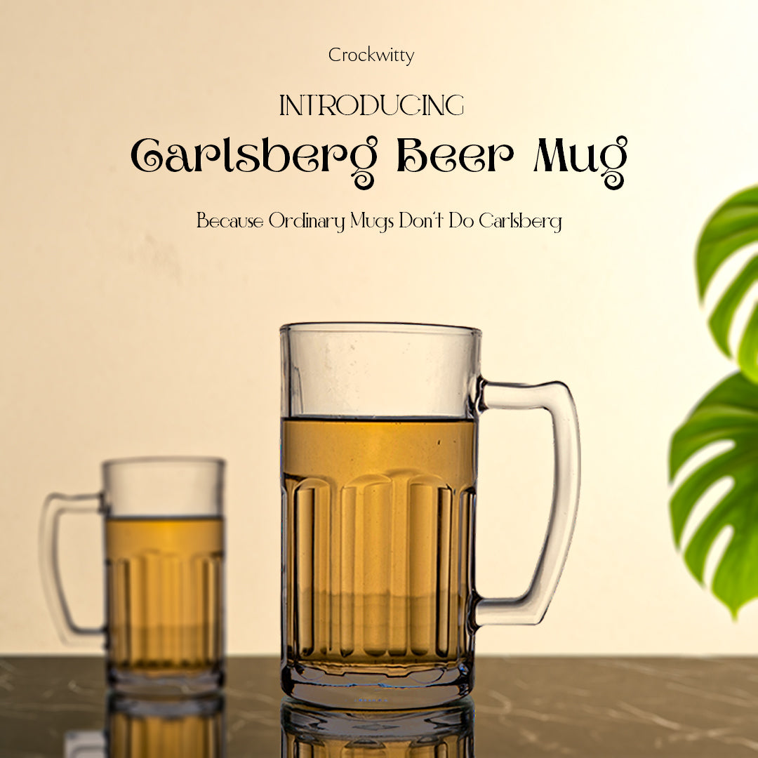 Carlsberg Beer Mug Set of 2 400 ml