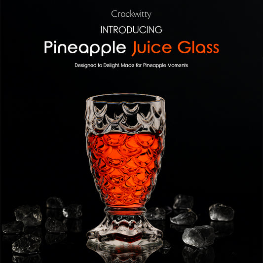 Pineapple Juice Glass Set of 6 280 ml