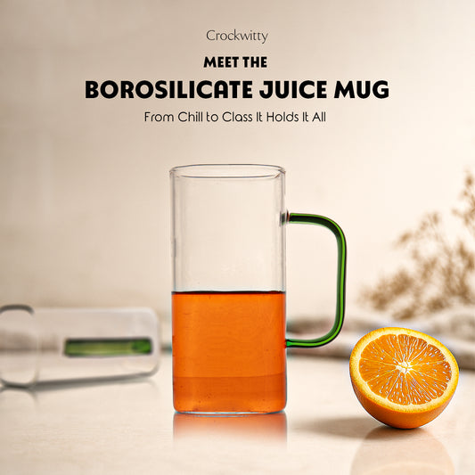 Borosilicate Juice Mug Set of 2 350 ml