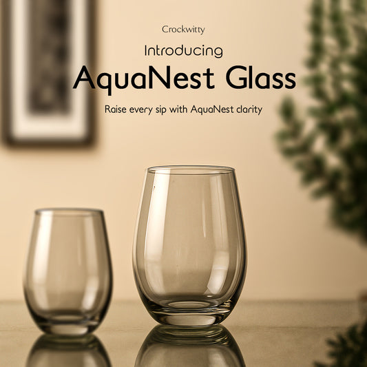 Clear AquaNest Glass Set of 4 530 ml