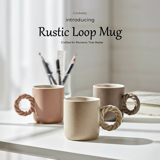 Rustic Loop Mug Set of 1 300 ml