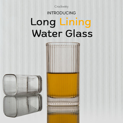 Long Lining Water Glass Set of 6 335 ml