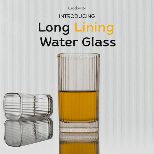 Long Lining Water Glass Set of 6 335 ml