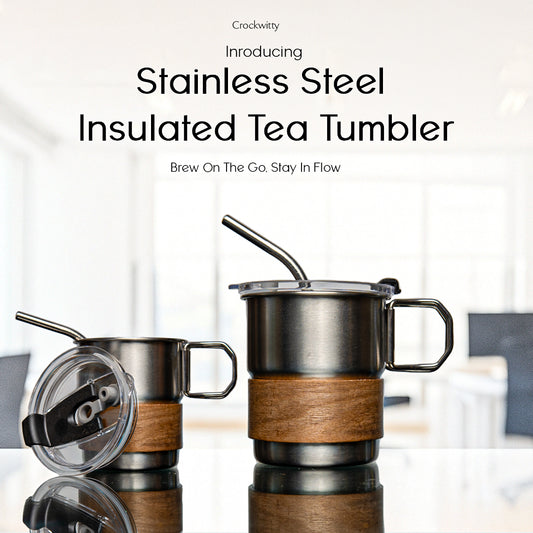 Stainless Steel Insulated Tea Tumbler Set of 1 250 ml