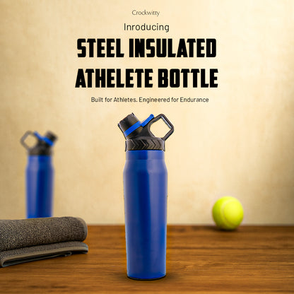 Steel Insulated Athelete Bottle Set of 1 600 ml