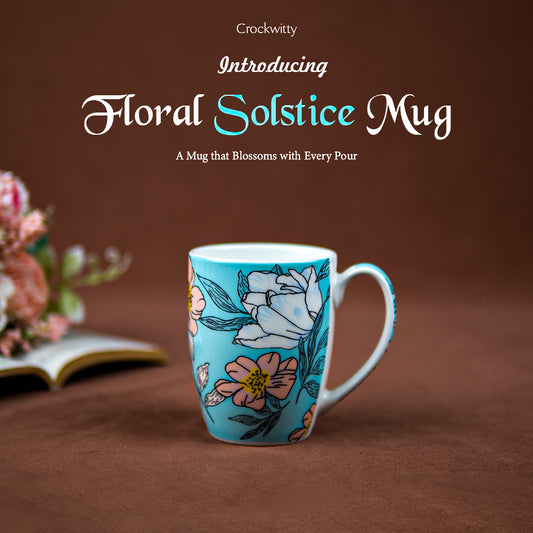 Floral Solstice Mug Set of 1 300 ml