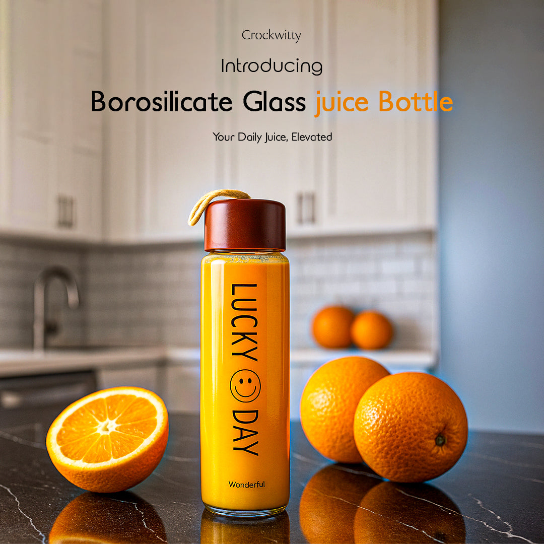Borosilicate Glass Juice Bottle Set of 1 750 ml