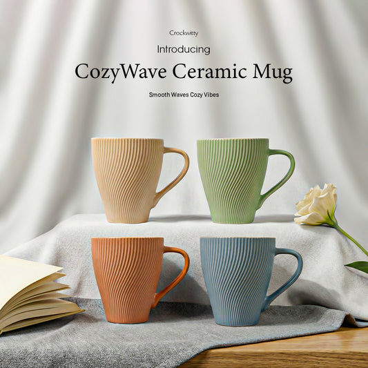 CozyWave Ceramic Mug Set of 1 300 ml
