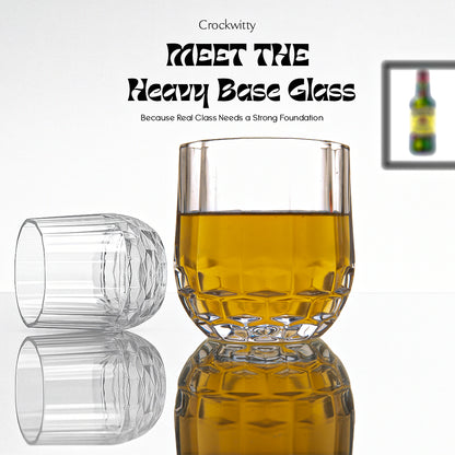 Heavy Base Whisky Glass Set of 2 400 ml