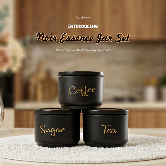 Noir Essence Jar Set of 3 400 ml