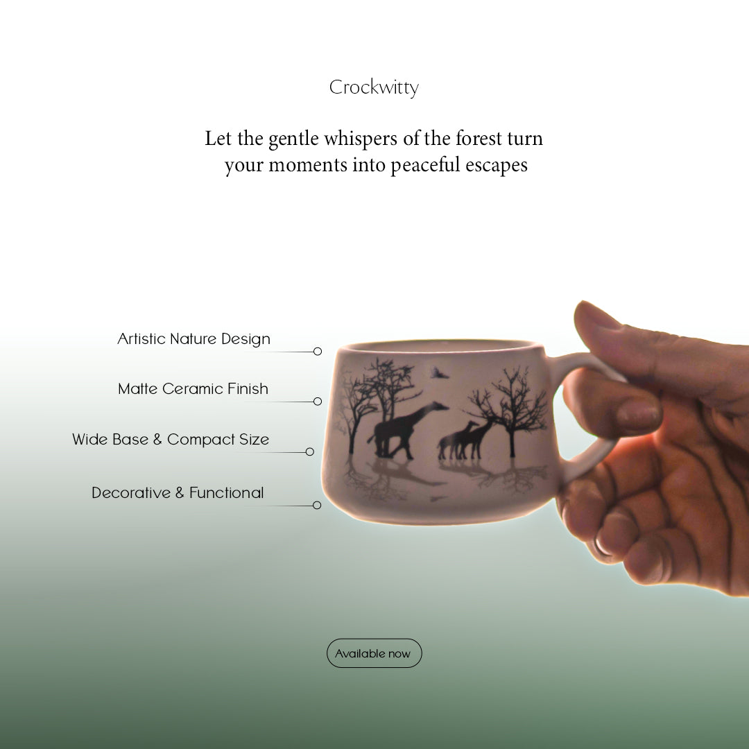 ForestWhisper Mug Set of 6 150 ml