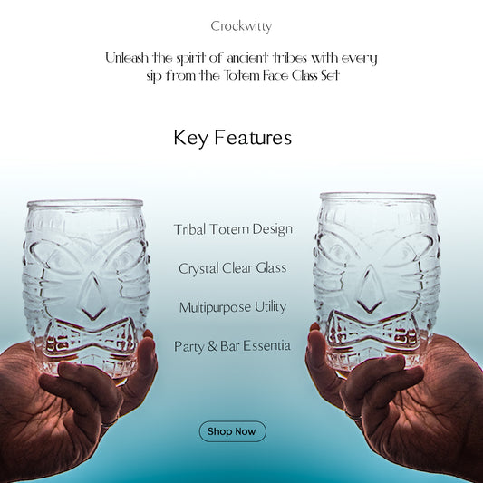 Totem Face Glass Set of 6 475 ml