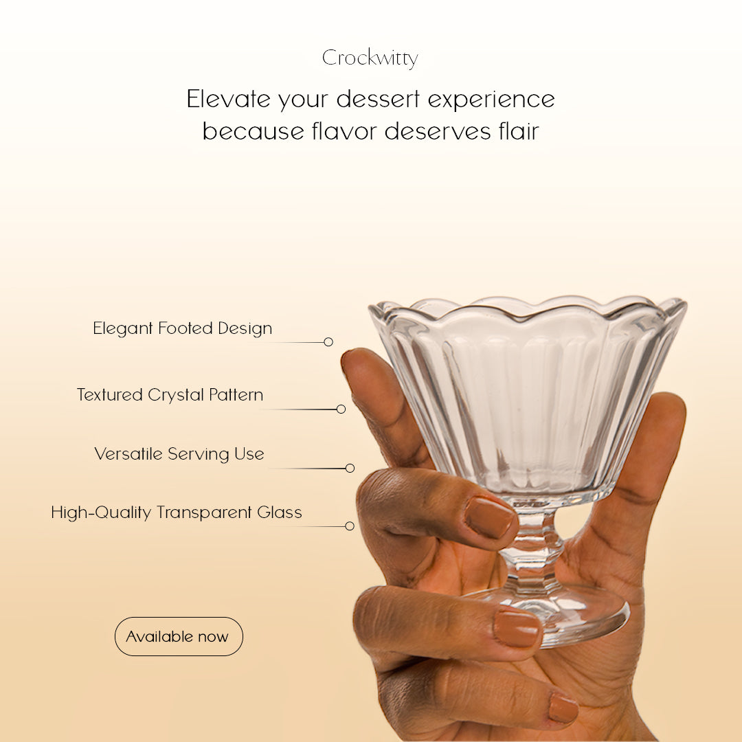 Footed Dessert Cup Set of 6