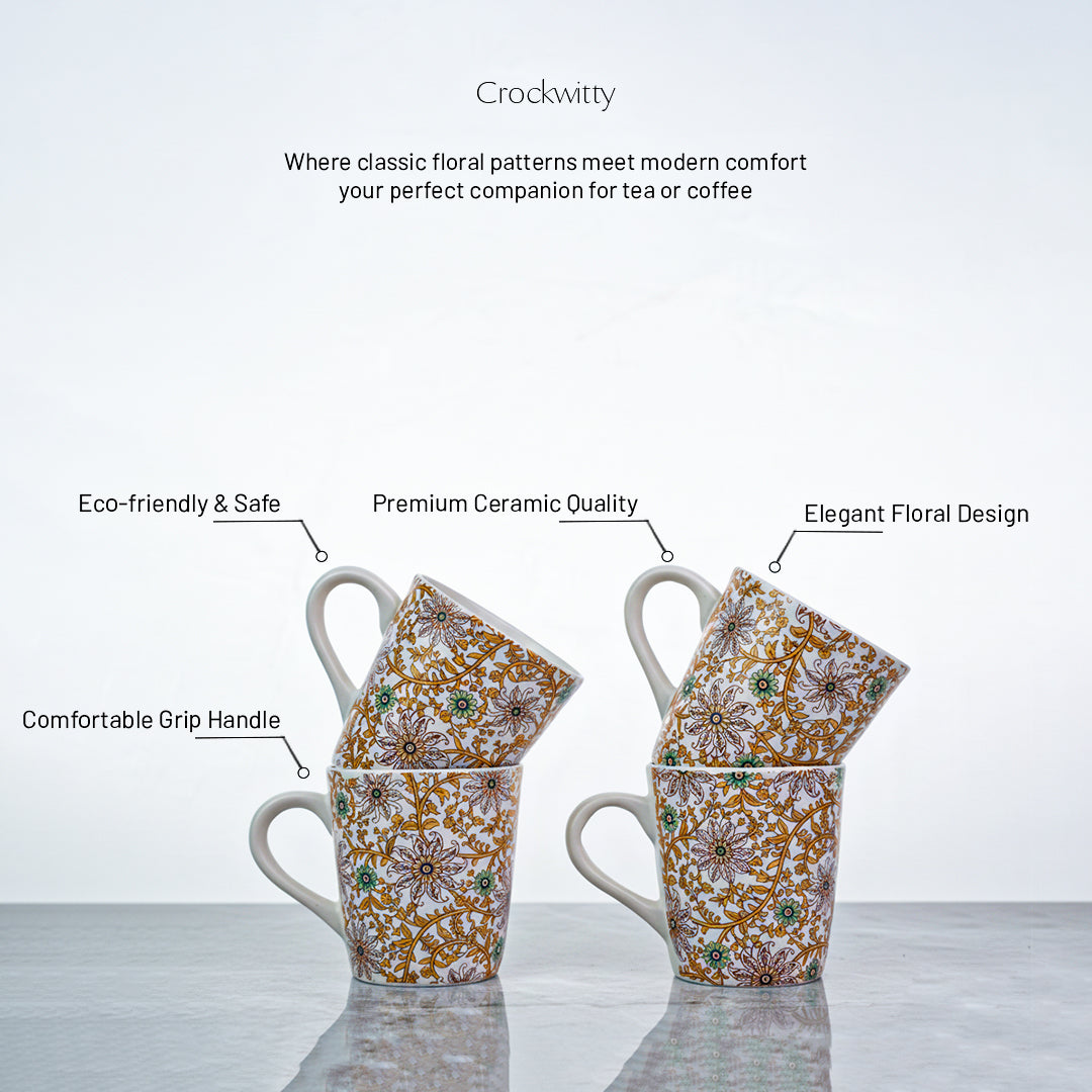 Vintage Flora Mug Set of 1 250 ml