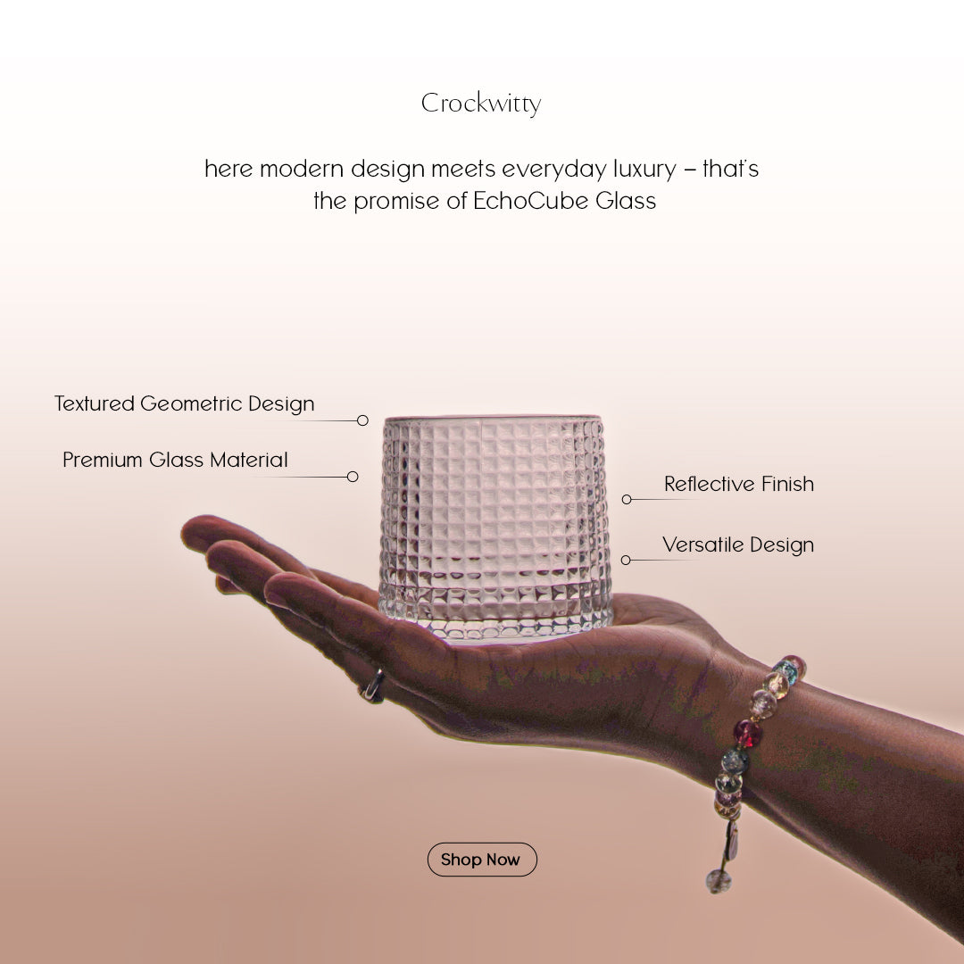 EchoCube Glass Set of 6 200 ml