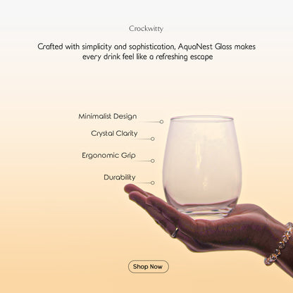 Clear AquaNest Glass Set of 4 530 ml