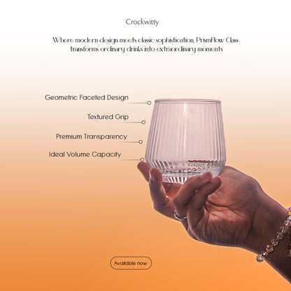 PrismFlow Glass Set of 6 370 ml