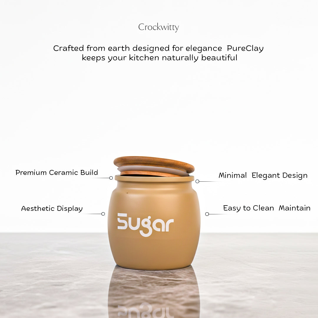 PureClay Storage Jar Set of 2 550 ml