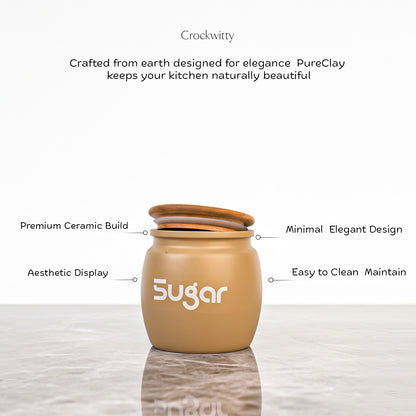 PureClay Storage Jar Set of 2 550 ml