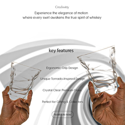 Tornado Whiskey Glass Set of 6 350 ml