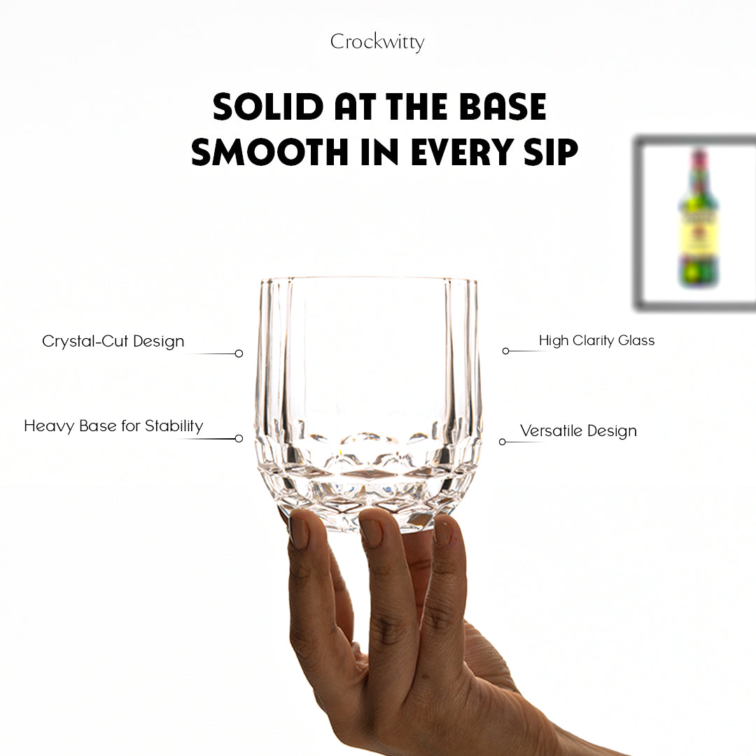 Heavy Base Whisky Glass Set of 2 400 ml