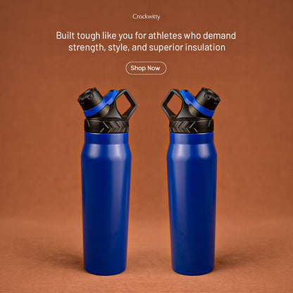 Steel Insulated Athelete Bottle Set of 1 600 ml