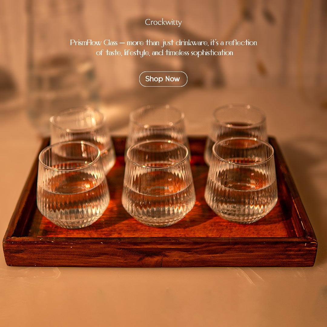 PrismFlow Glass Set of 6 370 ml