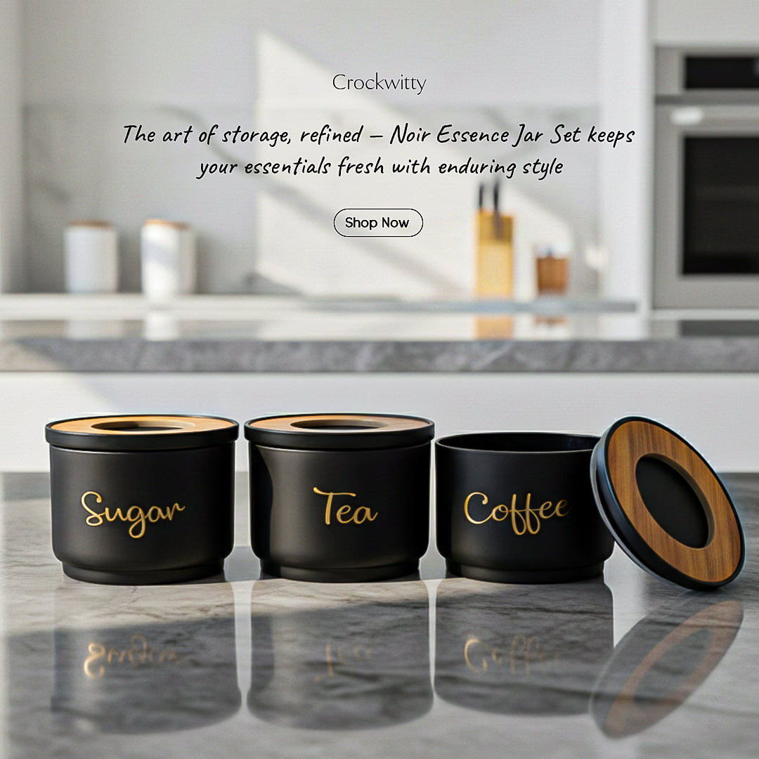 Noir Essence Jar Set of 3 400 ml