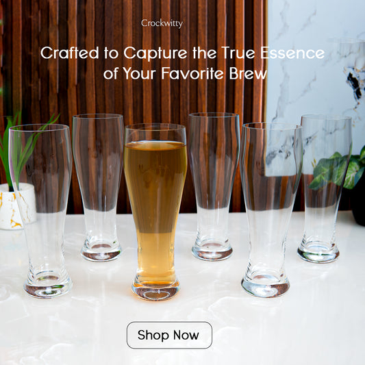 Pilsner Beer Glass Set of