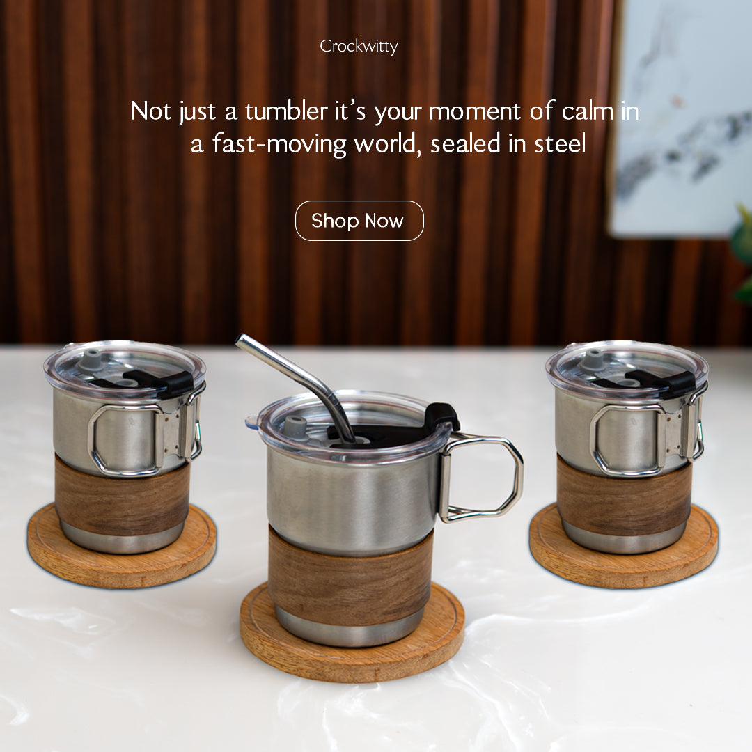 Stainless Steel Insulated Tea Tumbler Set of 1 250 ml