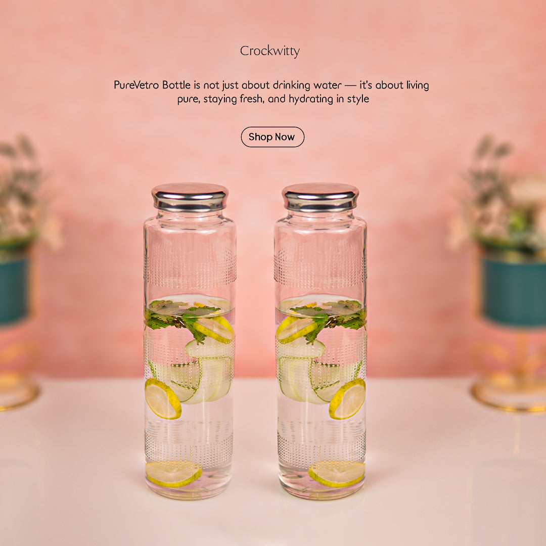 PureVetro Glass Bottle Set of 1 750 ml